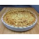 Tarte aux oignons poireaux emmenal et sa salade verte