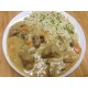 Sauté de veau aux olives, champignons, riz sauvage et haricots beurre