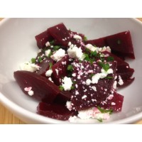 Salade betterave féta ciboulette