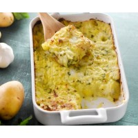 Brandade de morue et salade verte