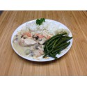 Blanquette de veau à l’ancienne et pennes