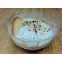 Mousse au chocolat blanc et grain de pralin
