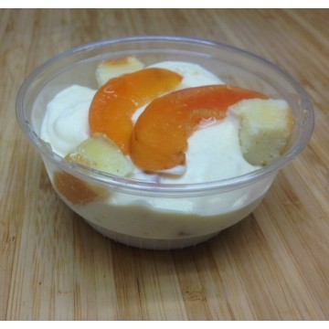 Bavarois aux pêches