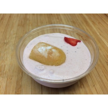 Bavarois aux fraises