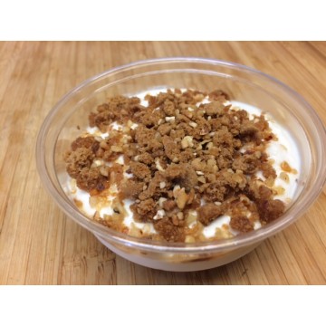 Crumble de pomme au mascarpone