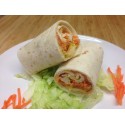 Wrap jambon, emmental, salade, tomate, et sauce cockail