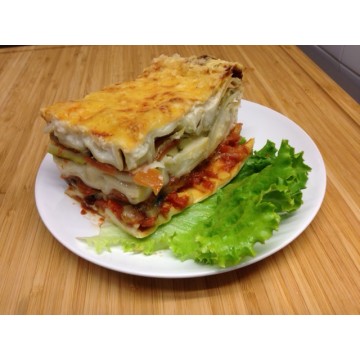 Lasagnes de légumes à la mozzarella* Lasagnes de légumes à la mozzarella*