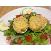 Œuf mimosa jambon blanc