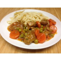 Navarin d'agneau printanier, légumes mijotés et riz  basmati