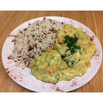 Colombo de légumes curry coco et mélange de graines* Colombo de légumes curry coco et mélange de graines*
