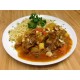Tajine d'agneau aux figues, printanière de légumes et  mélange de graine