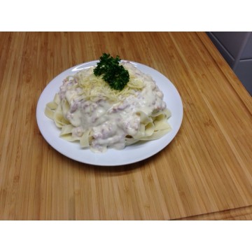 Spaghetti à la carbonara