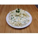Tagliatelles au saumon et crème de poireaux