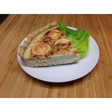 Tarte épinard tomate gorgonzola et salade verte*