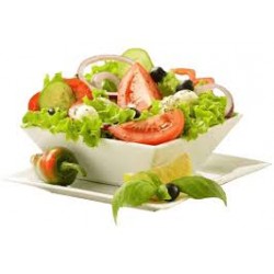 Salade saumon concombre tomate féta