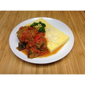Alouette de bœuf provençale, haricots persillade et farfalles Alouette de bœuf provençale, haricots persillade et farfalles