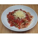 Tagliatelles à la catalane (thon, tomate, légumes de Provence)