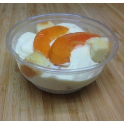 Bavarois pêche abricot