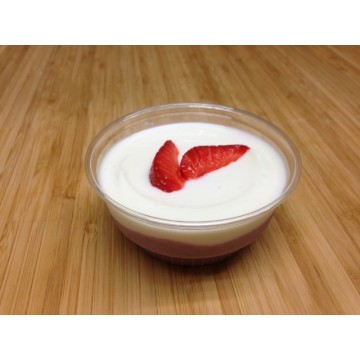 Délice de fruits rouges et fromage frais