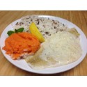 Lotte sauce aux agrumes,  riz thaï et poelée de légumes