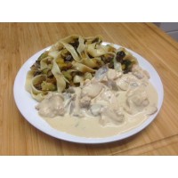 Émincé de poulet  forestiere 