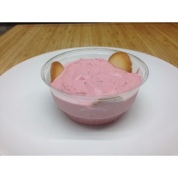 Mousse de fruits framboise myrtilles