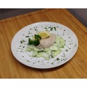 Rillettes de sardine et concombre à la menthe